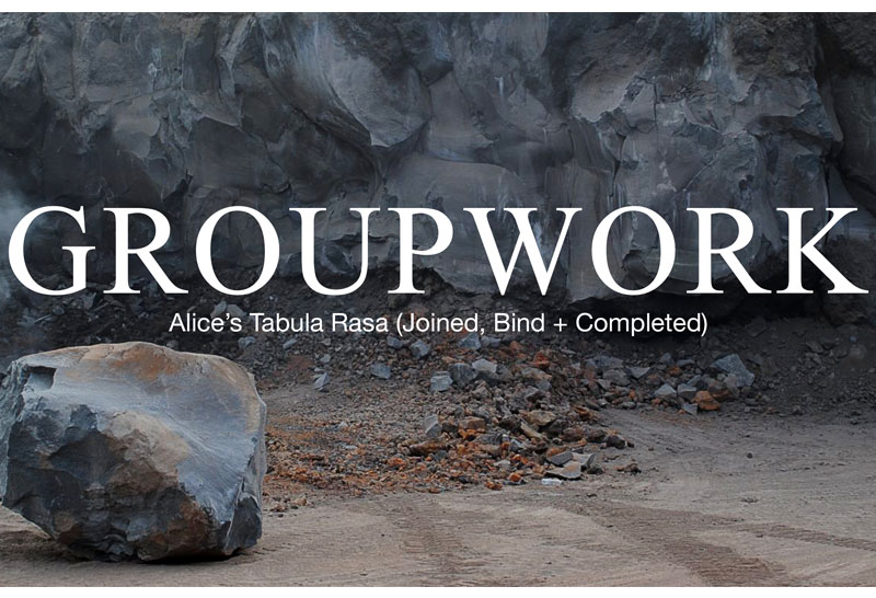 Fiandre a fianco di GROUPWORK per la mostra “Alice’s Tabula Rasa”