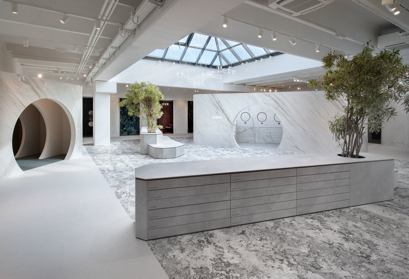 Area 17 firma il restyling dello showroom FAB Fiandre Architectural Bureau di Castellarano